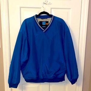 80’s Vintage Blue Pullover V-Neck Windbreaker Sky Country Men’s Large